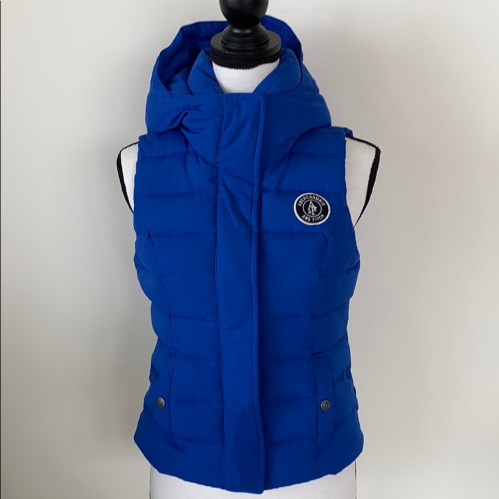Puffy Vest Electric Blue